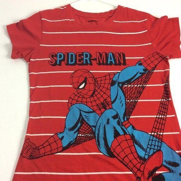 4/$25 Marvel Heroes SpiderMan Short Sleeve Shirt Youth - Picture 7 of 7